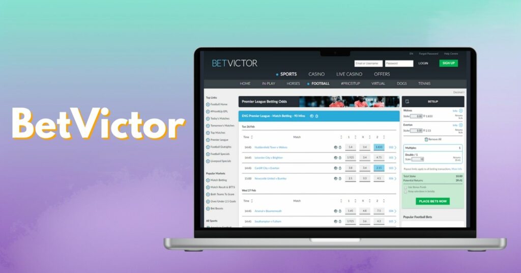 BetVictor sports betting platform overview