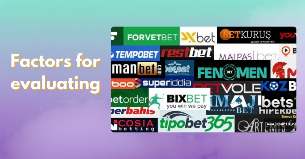 Factors for evaluating betting websites review