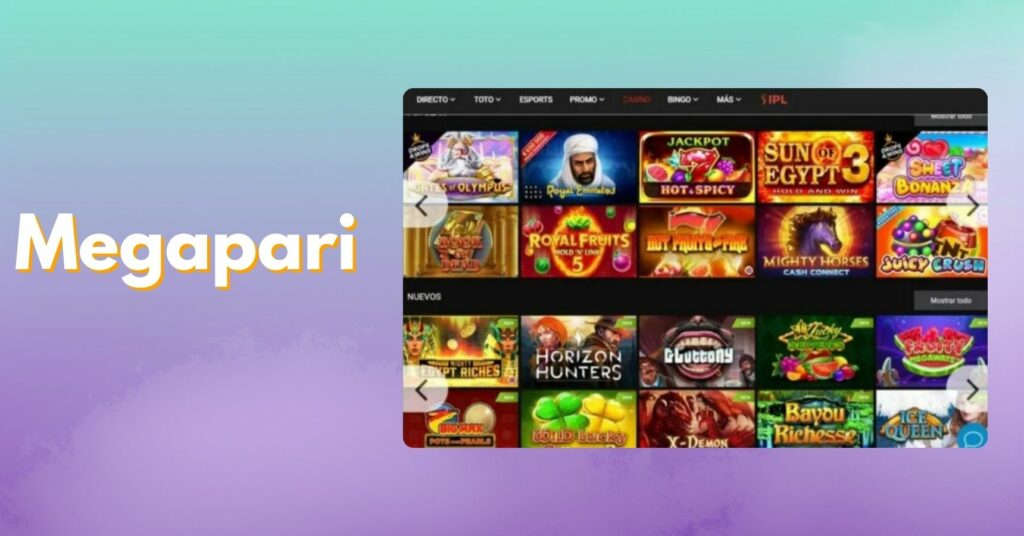 Megapari gambling website review in India